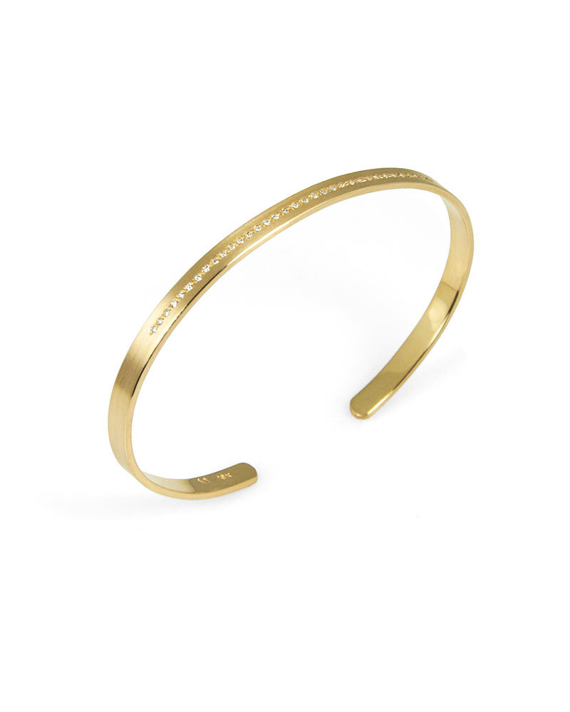 Set of Three Gold Bangles 18K Gold Filled Bangle Bracelet Gold Stackable  Bangle | eBay