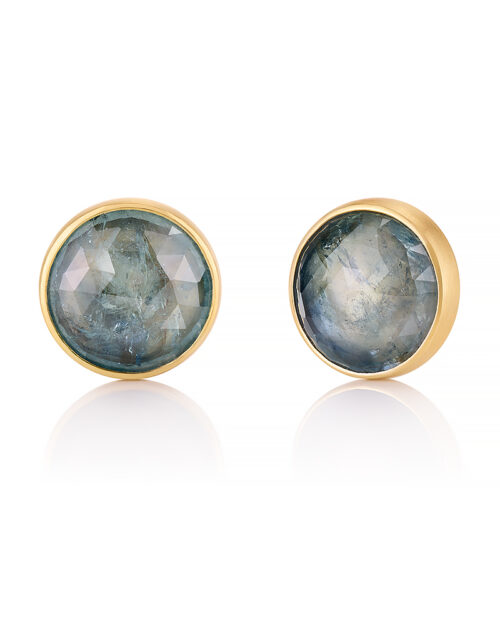 18k & Silver Blue-Green Tourmaline