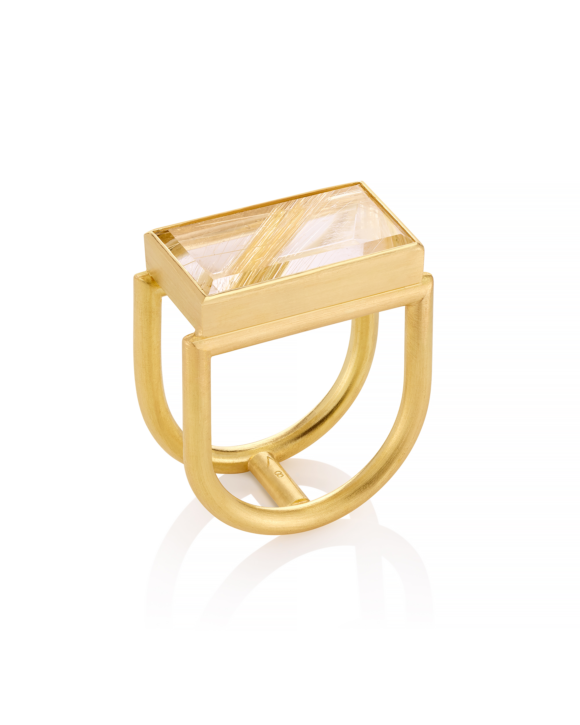 18k 8ct Rutilated Quartz