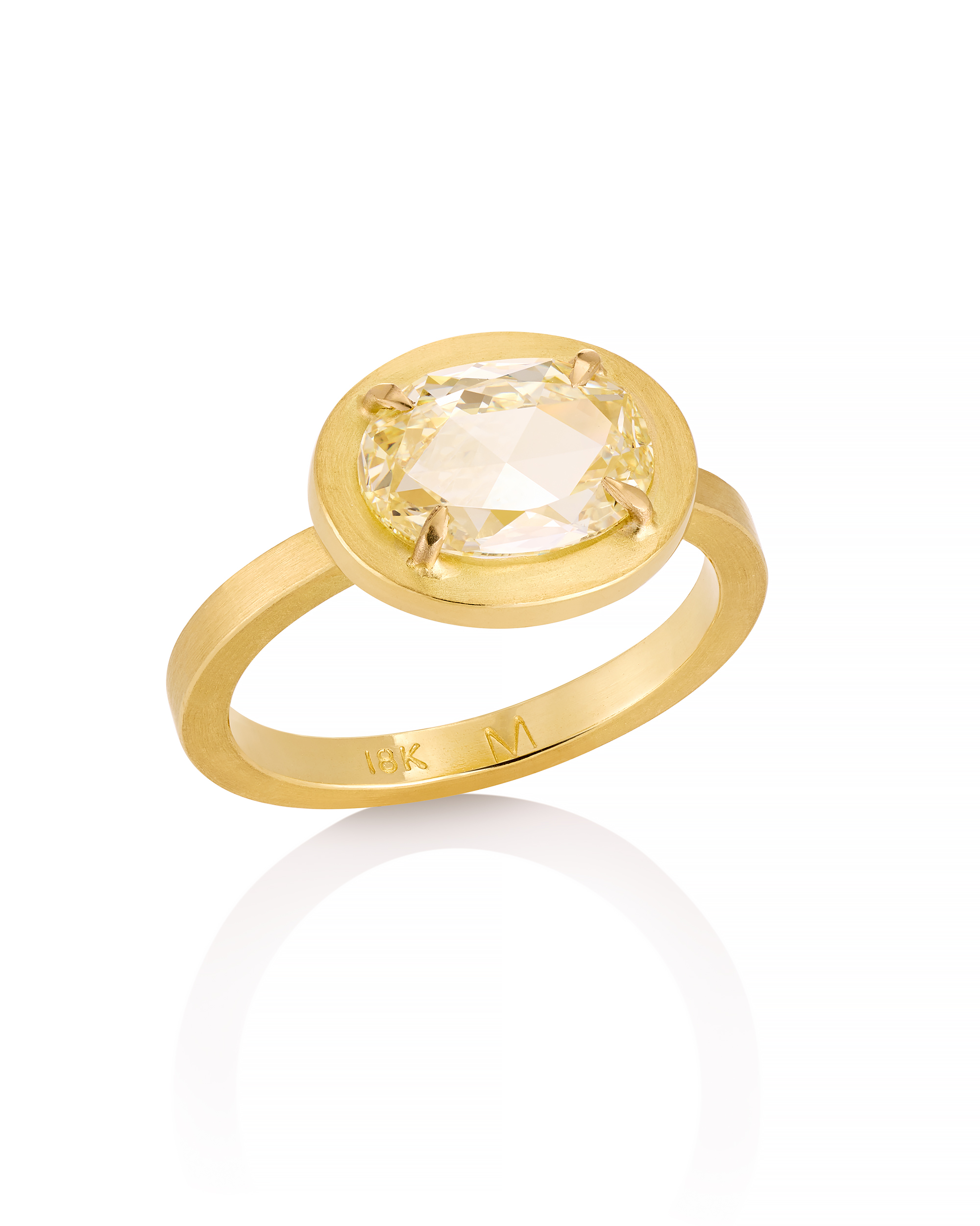 18k Rose Cut Diamond