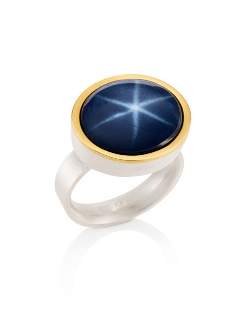 18k Star Sapphire Ring