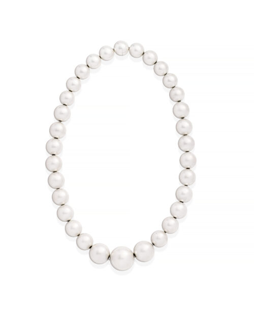 Silver Sphere Necklace