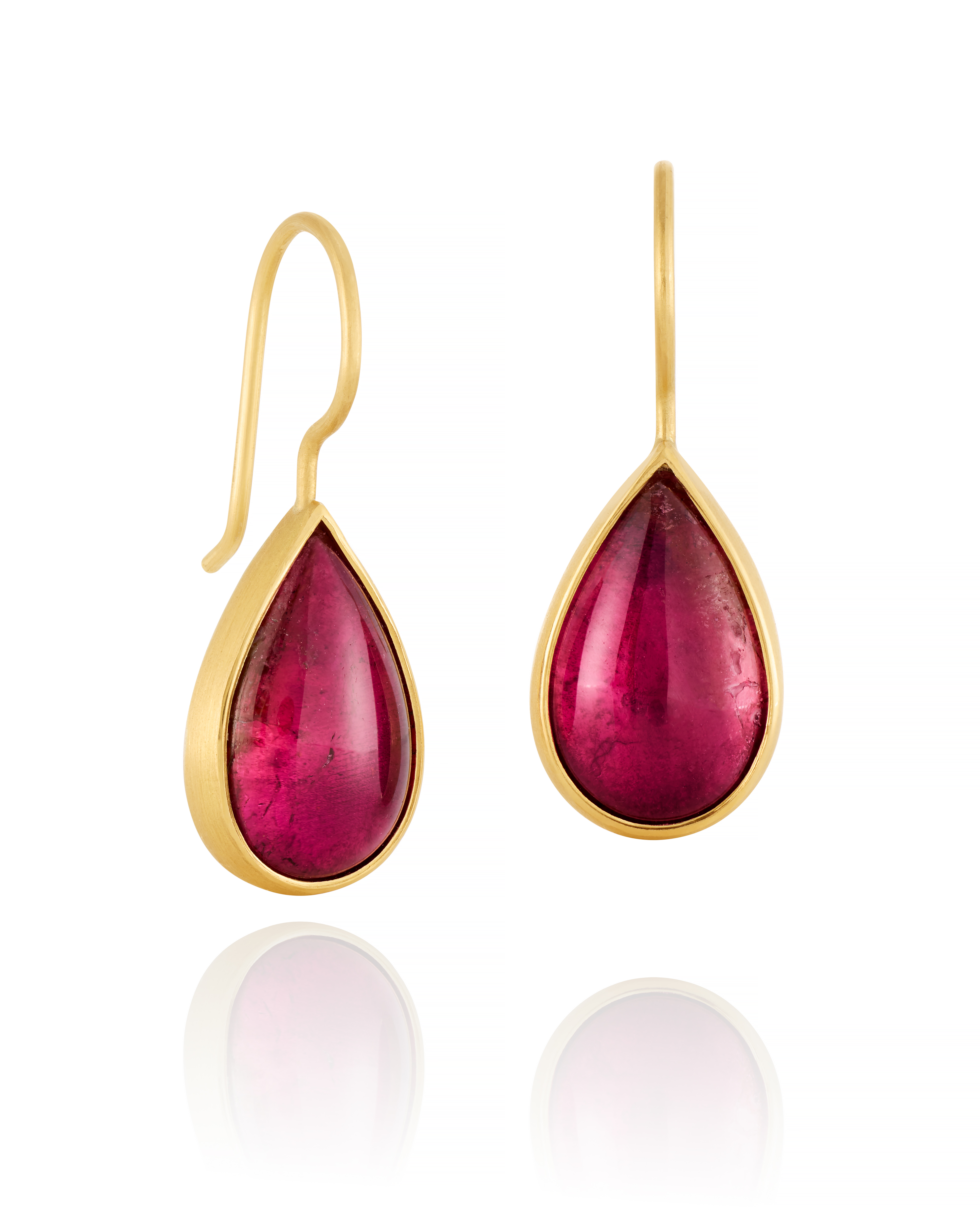 18k Silver Tourmaline Earrings